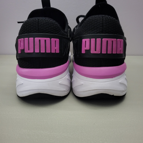 Puma Women's Black and Purple Sneakers - Picture 3 of 7